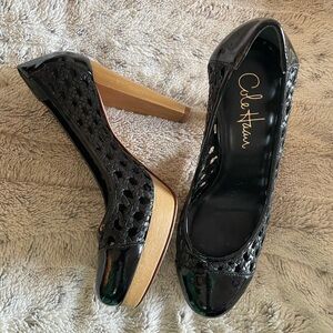 COLE HAAN- Black platform 6” heel,  size 6